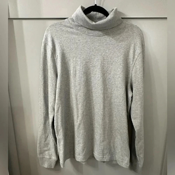 JCrew Turtle Neck Women’s Medium Gray Cotton - Picture 1 of 6